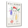Wallity Pintura Decorativa de Vidrio Templado Multicolor 46 x 72 cm